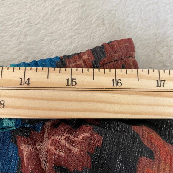 Parker Emily Dark Floral Maxi Skirt‎ Women XL Teal Cottagecore Whimsigoth NWT - Picture 9 of 11